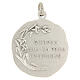 Médaille Première Communion argentée 30x37 mm s2