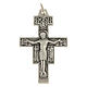 Pendente croce di San Damiano sagomata 48x31 mm s1