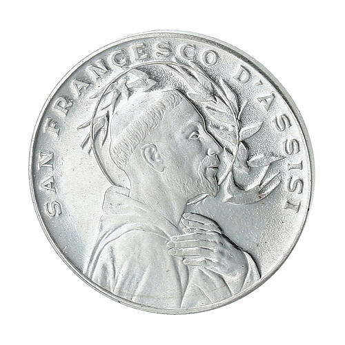 Moneta 34 mm św. Franciszek z kapsułą mm Święty Franciszek, z kapsułką 1