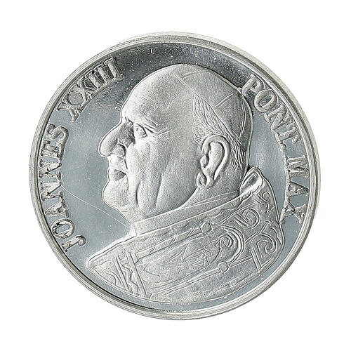 Silver-plated coin of Pope John XXIII, 1.3 in 1