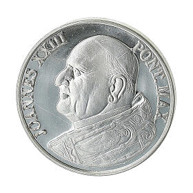Silver-Plated Coin of Pope John XXIII, 34 mm