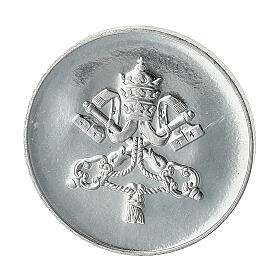 Silver-Plated Coin of Pope John XXIII, 34 mm