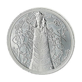 Münze 34 mm Madonna von Loreto und Papst Franziskus