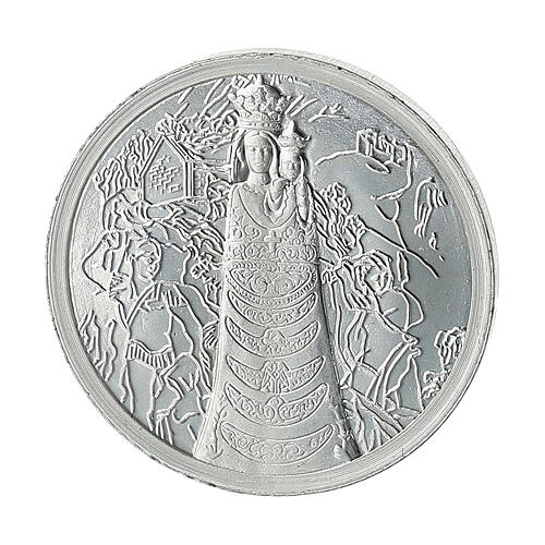 Moneta 34 mm Madonna di Loreto e Papa Francesco 2