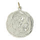 Round First Communion Medal in Silver Aluminum, 32 mm s1