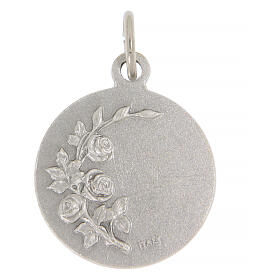 Ecce Homo medal, 0.7 in, silver-plated brass