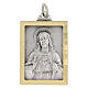 Medaglia rettangolare Sacro Cuore di Gesù 18x24 mm s1