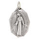 Medalha Nossa Senhora das Graças prateada 31x22 cm s1