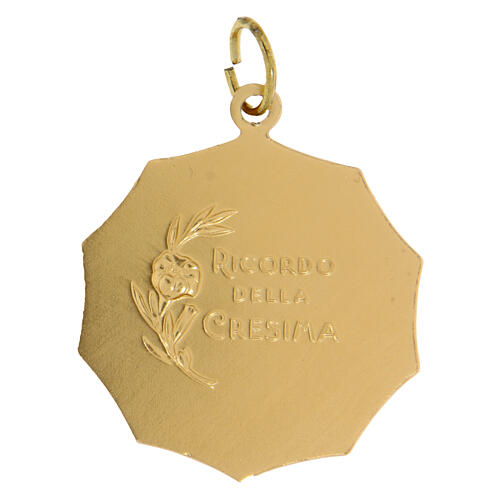 Médaille bicolore Confirmation en aluminium 28 mm 2