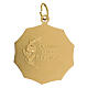 Medaglia bicolore Cresima alluminio 28 mm s2