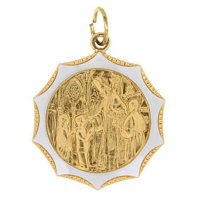 Two-tone aluminum Confirmation medal, 28 mm