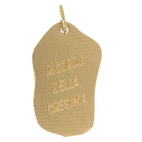 Médaille de Confirmation en aluminium doré 35x20 mm