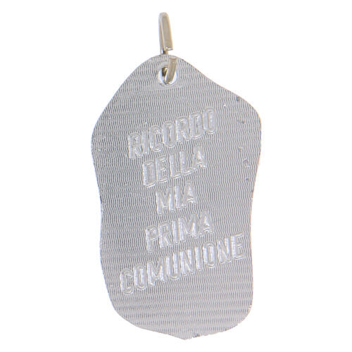 Silver First Communion Medal, 35x20 mm 2