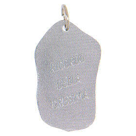 Silbernes Firmungsmedaille aus Aluminium 35x20 mm