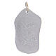 Confirmation medal, 1.4x0.8 in, silver-plated aluminum s2