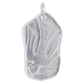 Médaille Confirmation 35x20 mm en aluminium argenté