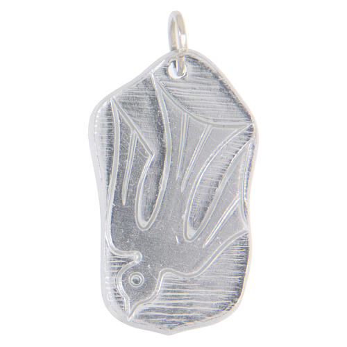 Médaille Confirmation 35x20 mm en aluminium argenté 1