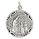 Médaille ronde Confirmation laiton argenté 32 mm s1