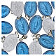 100x Medagliette Madonna Miracolosa italiano alluminio smaltato 18mm s3