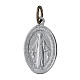 100x Medagliette Madonna Miracolosa alluminio 15mm inglese s1