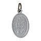100x Medagliette Madonna Miracolosa alluminio 15mm inglese s2