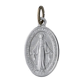 100x Medallas Virgen Milagrosa inglés aluminio 18mm