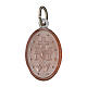 50 Medallas Virgen Milagrosa inglés aluminio esmalte coloridos 18mm s4