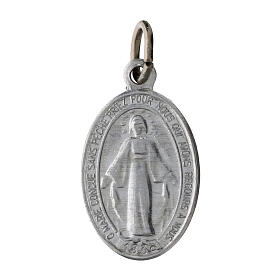 100x Medallas Virgen Milagrosa francés aluminio 18mm
