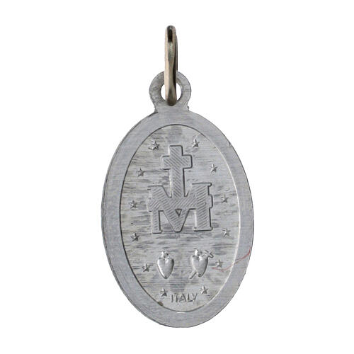 100x Medalhas Milagrosas da Nossa Senhora das Graças francês alumínio 18 mm 2