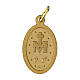 100 Medallas Virgen Milagrosa francés aluminio opaco dorado 18mm s2
