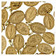100 Medallas Virgen Milagrosa francés aluminio opaco dorado 18mm s3