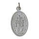 100 Medalla de la Virgen Milagrosa en alemán, aluminio plateado 2,2 cm, paquete de 100 unidades s2