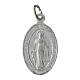 Silver-Plated Aluminum Miraculous Medal 2.2 cm 100pk, GERMAN s1