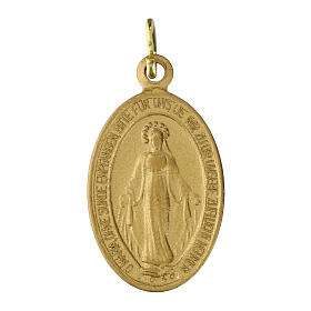 Medaliki Cudowna Madonna, opakowanie 100 szt., j. niemiecki, aluminium pozłacane matowe, 2,2x1,5 cm