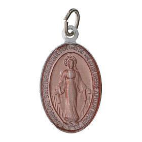 Wundertätige Madonna Medaillen auf Deutsch, bunte emaillierte Aluminium 2,2 cm, 50er Packung