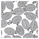 Médaillons Vierge Miraculeuse anglais argenté aluminium 2,2 cm lot de 100 pcs s3