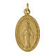 100x Medagliette Madonna Miracolosa spagnolo alluminio opaco dorato 2,2cm s1
