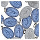 Enamel Aluminum Miraculous Mary Medals 2.2cm pack of 50, SPANISH s3