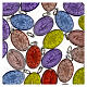 50 Medallas Virgen Milagrosa español aluminio esmalte colorido 2,2cm s2