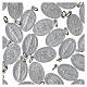 100x Medagliette alluminio argentato Madonna Miracolosa italiano 2,2cm s3