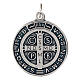 Zamak-Medaille San Benedikt 3 cm s2