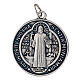 Saint Benedict medal in zamak, 3 cm s1