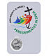 Prayer Card Holy Virgin Mary and Official Jubilee 2025 Latin Logo s1