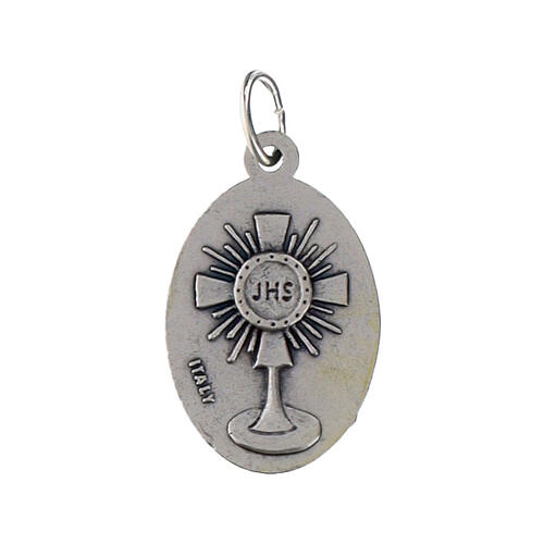 Médaille ovale Carlo Acutis 2,5x1,5 cm 3