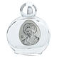 Holy Water Bottle Glass 10 ml Silver Medal Carlo Acutis s4