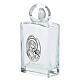 Bottiglietta acqua santa vetro Carlo Acutis argentato 35 ml s2