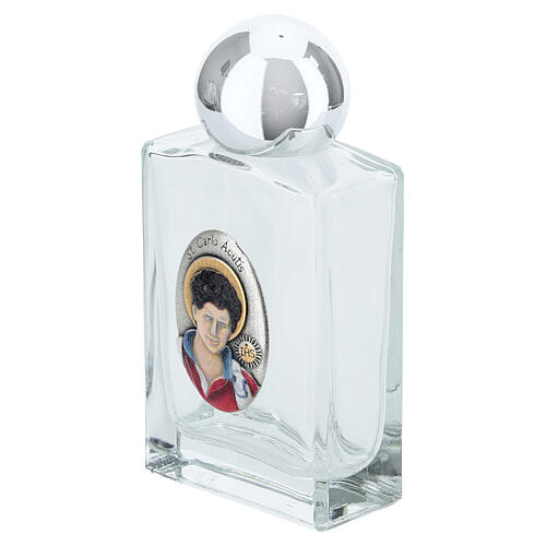 Blessed Water Glass Bottle with Carlo Acutis, 35 ml 2