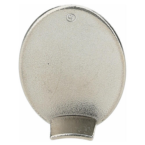 Owalna medalik Karol Acutis, 40x30 mm, z metalu 4