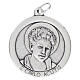 Médaille circulaire Carlo Acutis 30 mm en zamak s1