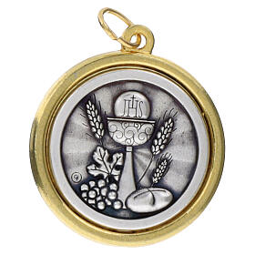 Two-tone Carlo Acutis medal, 1.2 in, zamak